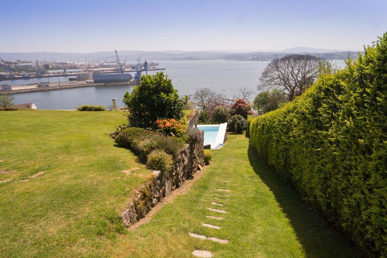 Apartamento Con Piscina Y Excelentes Vistas Ferrol Eksteriør billede