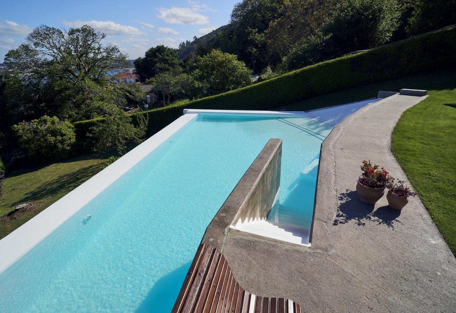 Apartamento Con Piscina Y Excelentes Vistas Ferrol Eksteriør billede
