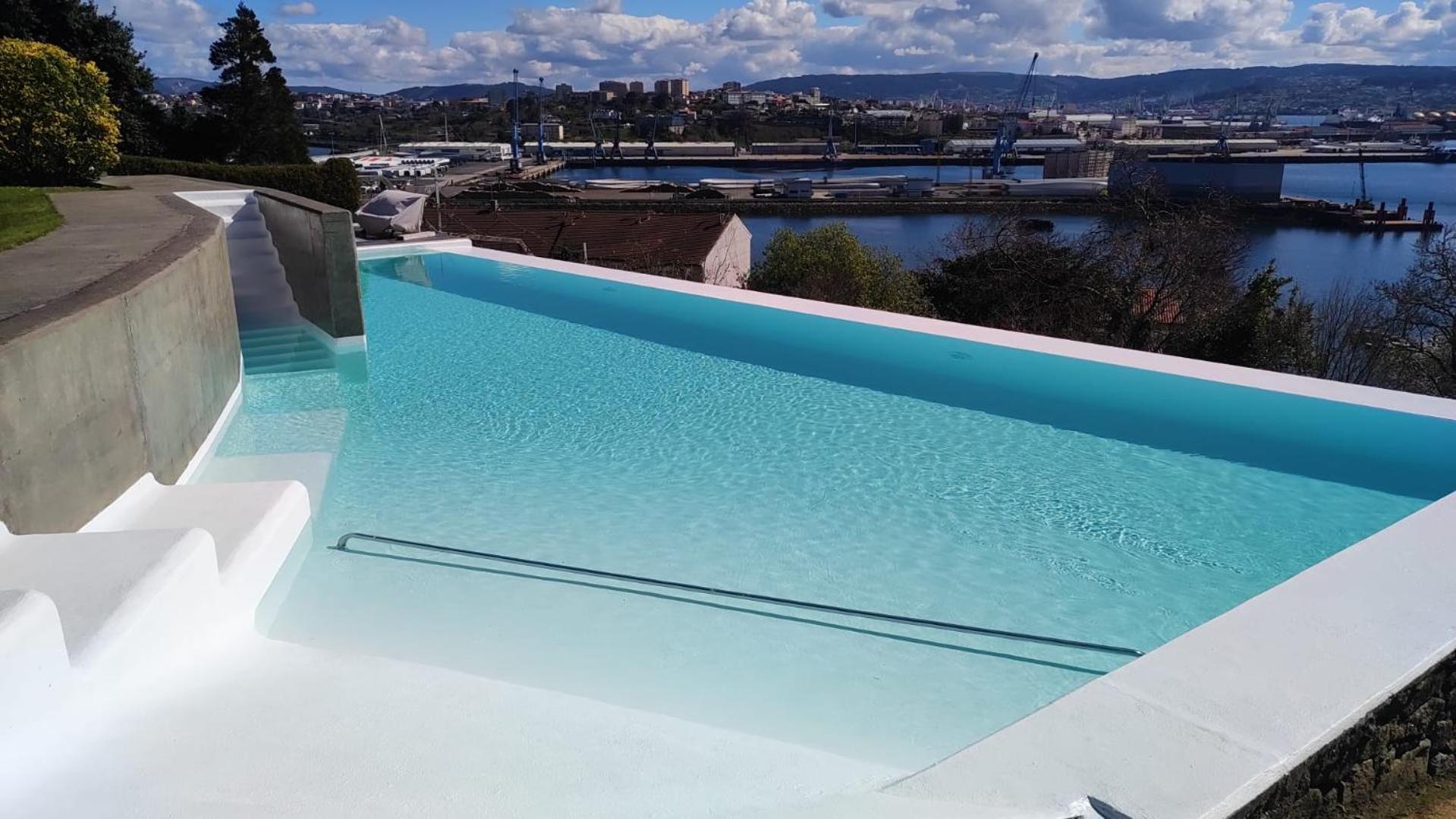 Apartamento Con Piscina Y Excelentes Vistas Ferrol Eksteriør billede